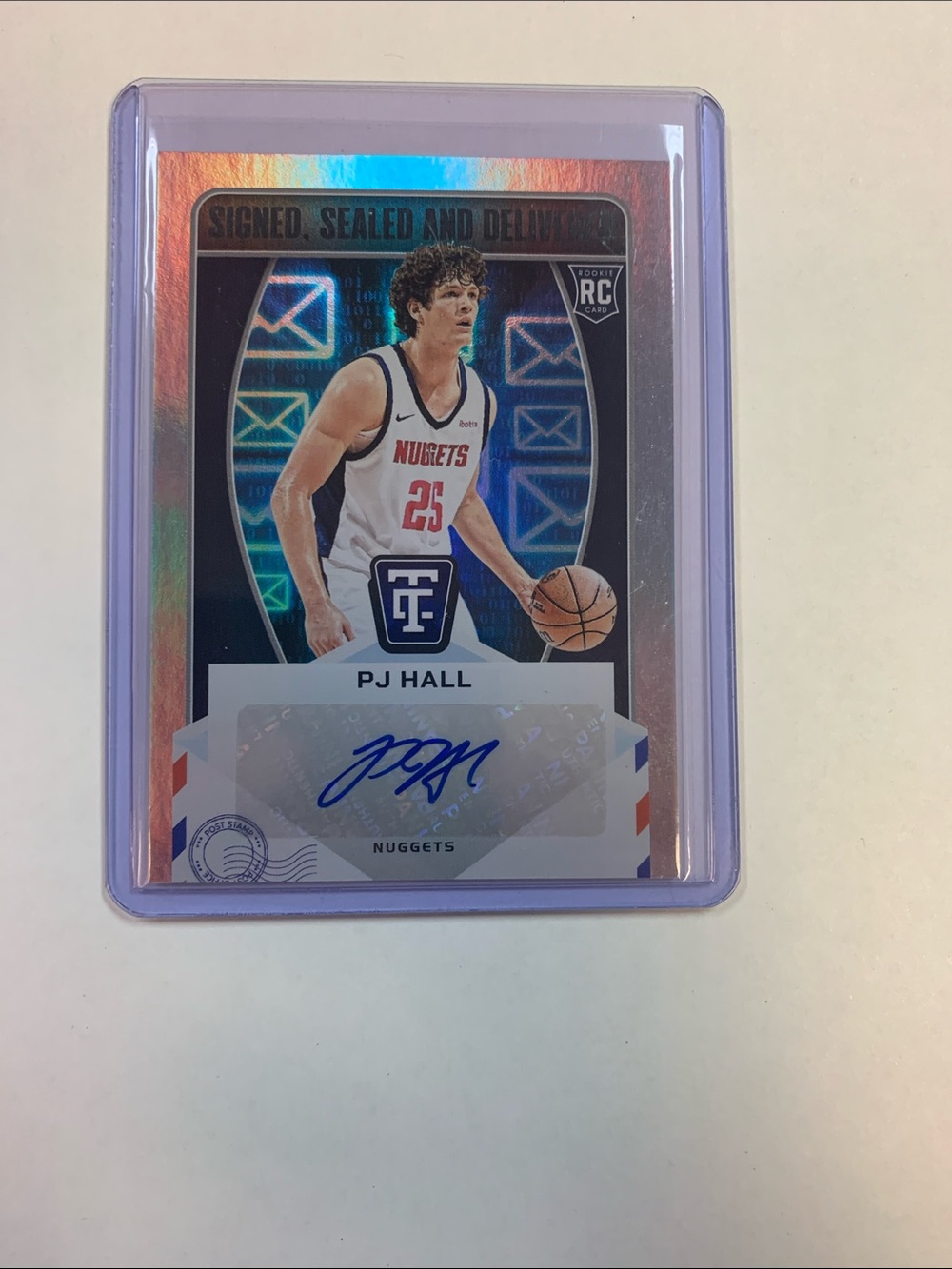 Panini Totally Certified Basketball Card - Blue, Red, White